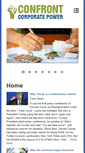 Mobile Screenshot of confrontcorporatepower.org