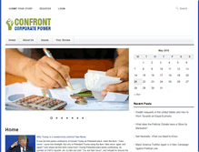 Tablet Screenshot of confrontcorporatepower.org